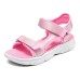 Skechers Anti-Slip Wear-Resistant Children's Sandals Pink Kids' Розовый, 28.5
