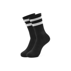 Skechers Skechers X ROMANTIC CROWN Co-branded Series Mid-Calf Socks Unisex 1 Pack 1 Pack Carbon Black 0018, S