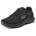 Skechers MEN'S GO WALK Non-slip Lightweight Low-Top Casual Shoes Men's Black Черный, 40