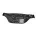 Skechers Fabric Sling Bag Crossbody Bag Fanny Pack Regular Unisex Black Black