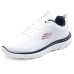 Skechers Lightweight Low-Top Casual Running Shoes Men's White Blue White blue, 40
