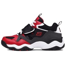 Skechers D'Lites Train Mid Top Daddy Shoes Red/Black Women's 35