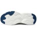 Skechers Cushioned Slip-Resistant Breathable Low-Top Casual Shoes Men's White Blue White blue, 43