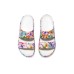 Skechers Slide Slippers Women's White Purple Orange White Purple Orange, 36