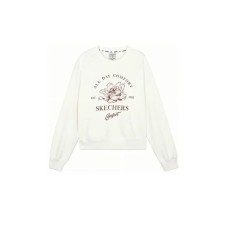 Skechers Sweatshirt Women's Marshmallow White Белый, 2XL