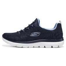 Skechers Summits Slip Resistant, Abrasion Resistant, Breathable Low Top Running Shoes Women's Blue Синий, 35.5
