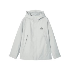 Skechers Mountain And Wild Outdoor Series Breathable Windbreaker Jacket Women's Moon Rock Gray Moon Gray/00MV, XL