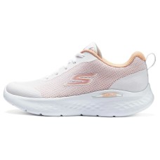 Skechers Go Run Lite Cushioning Breathable Low-Top Casual Running Shoes Women's White Orange Белый, 35.5