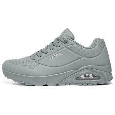 Skechers Cushioning Wear-Resistant Low-Top Casual Shoes Men's Gray Серый, 43