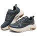 Skechers Slip-Resistant Low-Top Casual Shoes Men's Dark Gray Charcoal Gray/CCL, 40