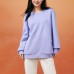 Skechers Colorful Sweatshirt Unisex Sweet Lavender Sweet Lavender/01DU, XS