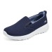 Skechers Anti Slip And Wear Resistant Warm Low Top Casual Shoes Women's Blue Gray 38