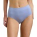Women's Seamless Stretch Jersey High-Rise Brief Underwear 4L0012 Soft Hydrangea, M