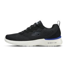 Skechers Dynamight Men's Casual Shoes Men's Black/Blue Black Blue, 41.5