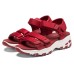 Skechers DLites Retro Panda Red Sandals Women's 40