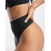 ASOS DESIGN Marina smoothing high-waist thong in black Черный, US 0