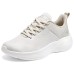 Skechers Cushioned Wear-Resistant Breathable Low-Top Running Shoes Women's Beige Бежевый, 35.5