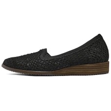 Skechers Modern Comfort Cushioning Anti-Slip Wear-Resistant Breathability Low-Top Casual Shoes Women's Black Черный, 37