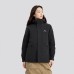 Skechers Water-Resistant Windproof Wear-Resistant Warm Windbreaker Jacket Women's Carbon Black Carbon Black-0018, M