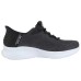 Skechers Slip Ins Slip-Ins Technology Cushioning Wear-Resistant Low-Top Casual Shoes Women's Black White Черно-белый, 36.5