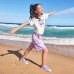 Skechers Slip Resistant, Abrasion Resistant, Breathable Children's Sandals Purple Teenagers 32