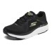 Skechers Cushioning Low-Top Casual Running Shoes Men's Black Yellow Черно-желтый, 42