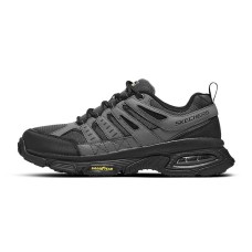 Skechers Slip-Resistant Breathable Low-Top Chunky Sneakers Men's Black Серый, 45.5