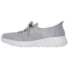 Skechers Slip Ins GO WALK Joy - Abby Anti-Slip Wear-Resistant Breathable Lightweight Low-Top Casual Shoes Women's Gray Серый, 36