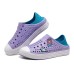 Skechers Anti Slip Wear Resistant Children's Sandals Purple Teenagers Фиолетовый, 37