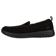 Skechers Relaxed Fit Cushioning Anti-Slip And Wear-Resistant Low-Top Casual Shoes Men's Black 42