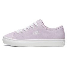 Skechers Street Cupsole 1 Lightweight Anti-Slip And Wear-Resistant Low-Top Canvas Shoes Women's Lavender 35.5
