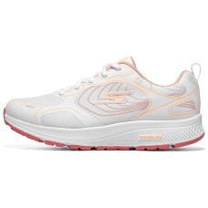 Skechers Go Run Consistent Anti-Slip Wear-Resistant Low-Top Casual Running Shoes Women's White Orange Белый, 36