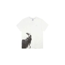 Skechers T-Shirts Unisex White Белый, 2XL