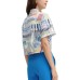 FILA x PENGPIDUZHONGXIN SS24 Shirt Women's All Over Print Повсюду Печать, 2XL