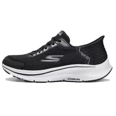 Skechers Cushioning Wear-Resistant Low-Top Running Shoes Men's Black White Черно-белый, 43.5