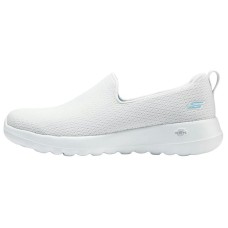 Skechers Cushioned Wear-Resistant Lightweight Low-Top Casual Shoes Women's White Blue WHITE/LIGHT BLUE, 37.5