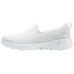 Skechers Cushioned Wear-Resistant Lightweight Low-Top Casual Shoes Women's White Blue WHITE/LIGHT BLUE, 37.5