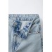 Джинсы карго с разрезами ZARA Голубой, 7-8 лет (года) (128 cm)