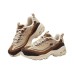 Skechers DLITES Anti-Slip Wear-Resistant Low-Top Chunky Sneakers Women's Brown Коричневый, 38.5