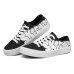 Skechers Jeremyville X Skechers V'Lites Low Top Sneakers Black/White Women's 36