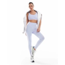 adidas Training all me essentials full-length leggings in purple Голубой, S