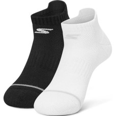 Skechers Comfort Sports Series Ankle Socks Unisex 2 Pack White/bay Horse. 2 Pack (White/Steed Black), S