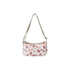 Skechers LeSportsac Collaboration Fabric Shoulder Bag, Crossbody Bag Regular Women's Smoke White Дым Белый