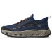 Skechers OUTDOOR Anti-Slip Wear-Resistant Low-Top Outdoor Shoes Men's Blue Orange Marine Blue Saffron, 41
