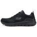 Skechers Cushioning Abrasion Resistant Breathable Low Top Running Shoes Men's Black Черный, 40