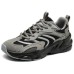 Skechers DLITES Anti-Slip Wear-Resistant Low-Top Casual Running Shoes Women's Gray Black Серый черный, 38