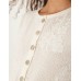 ASOS DESIGN lace knit waistcoat co-ord in ecru XS - EU 32-34