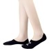 Skechers Colorful No Show Socks Unisex 3 Pack 3 Pack (Black+White+White), M