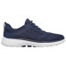 Skechers Go Walk 6 Anti-Slip Wear-Resistant Low-Top Casual Shoes Women's Blue 35