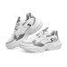 Skechers BOBS BAMINA 2 Anti-Slip Wear-Resistant Low-Top Casual Shoes Women's White Gray White gray, 38.5